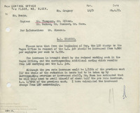 Memo regarding LEO charge increase, 26th April 1955