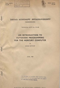 Introduction to Autocode programming for the Ferranti Mercury Computer