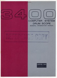 3400 Computer System Drum Scope