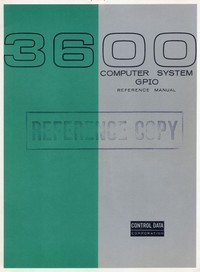 3600 Computer System GPIO
