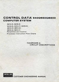 Control Data 6400/6500/6600 Computer System