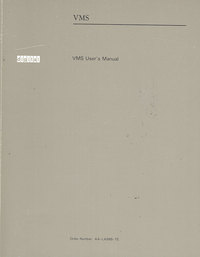 VMS User's Manual
