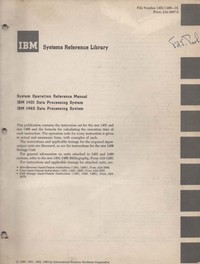 IBM 1401 Systems Reference Library