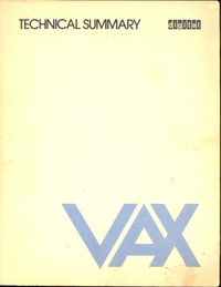 VAX Technical Summary