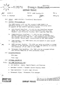 7000 Scope V2.0 Design Notebook Revision A - January 1971