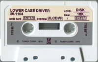 Lower Case Driver