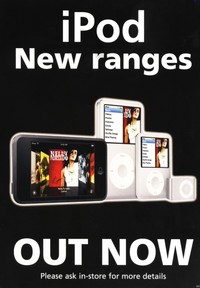 iPod New Ranges - Advertising Leaflet
