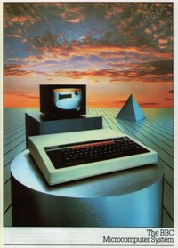 BBC Microcomputer System Publicity Poster