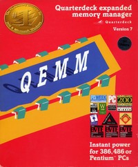 QEMM Quarterdeck expanded memory manager version 7