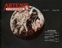 Artemis International Newsletter Vol 1 No 1