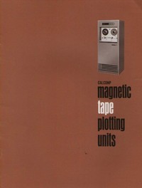 Calcomp Magnetic Tape Plotting Units