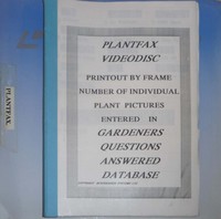 Plantfax Videodisc