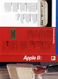 Apple Monitor IIc Trifold Brochure
