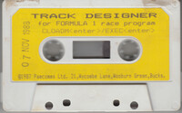 Track Designer for Formula 1 Race Program
