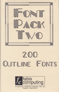 Font Pack Two
