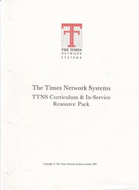 TTNS Curriculum & In Service Resource Pack