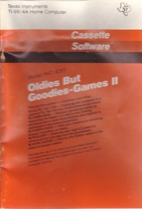 Oldies But Goodies- Games II