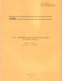 CERN - PL-11: A programming Language for the DEC PDP-11 Computer