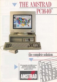 Amstrad PC1640 Brochure
