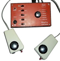 Maplin Sportsman 'Pong' Games Console with two hand control units.