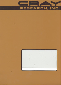 Cray X-MP & Cray-1 - Table Diagram Generator (TDG) - Reference Manual