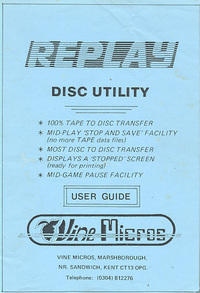 Replay Disc Utility