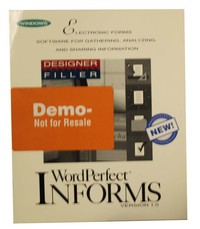 WordPerfect InForms Version 1.0
