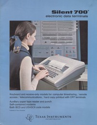 TI Series 720 Electronic Data Terminals
