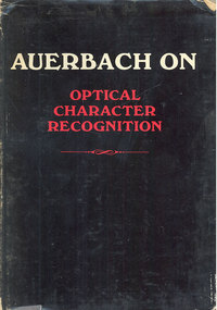 Auerbach on Optical Character Recognition