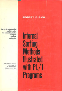 Internal Sorting Methods Illustrated with PL/1 Programs