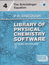 Library Of Physical Chemistry Software