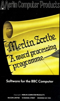 Merlin Scribe a Word Processing Programme