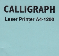 Calligraph Laser Printer Driver A4-1200
