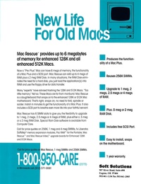 Soft Solutions - Mac Rescue - New Life for Old Macs