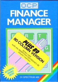 Finance Manager (Plus 80)