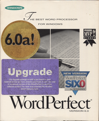 WordPerfect 6.0 Upgrade