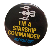 Acornsoft Starship Commander Badge
