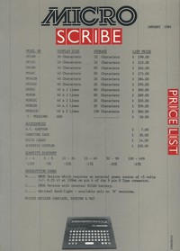 Microscribe Data Sheet