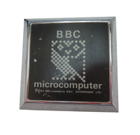 BBC Micro Car Radiator Badge