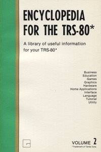 Encyclopedia for the TRS-80 Volume 2