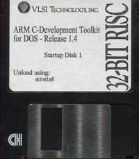 Arm C-Development Toolkit for DOS Release 1.4