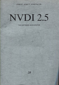 NVDI 2.5 The Software Accelerator