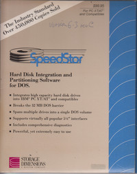 SpeedStar Disk Management Software