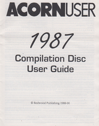 Acorn User - 1987 Compilation Disc