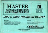 Vine Micros - Master Replay - Tape to Disc Transfer Utility