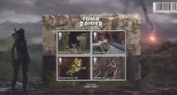 Royal Mail Tomb Raider Stamp Set 