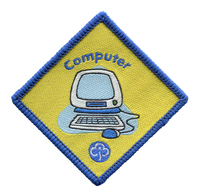 Brownie Guide Computer Badge 2003+