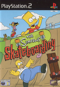 The Simpsons Skateboarding