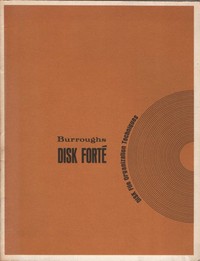 Burroughs Didk Forté Techniques