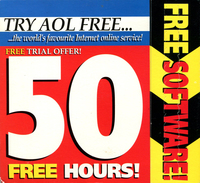Try AOL Free 50 Hours CD